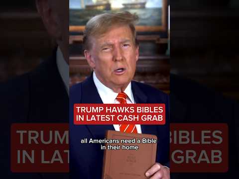 Trump hawks Bibles