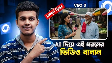 Ai ভিডিও তৈরি মোবাইল দিয়ে || Veo 3 এর মতো যতখুশি ভিডিও বানান || Ai Video Generator