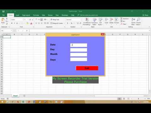 Update New How to format date using userform