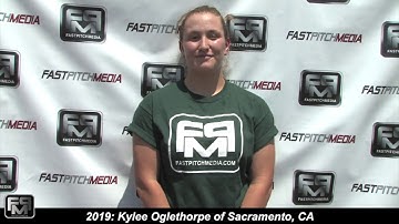 2019 Kylee Oglethorpe Catcher and Third Base Softball Skills Video
