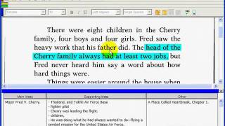 Take Notes Across Documents and Go to Outline.wmv