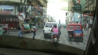 Panglao through Tagbilaran City, Bohol, Philippines drive 2010