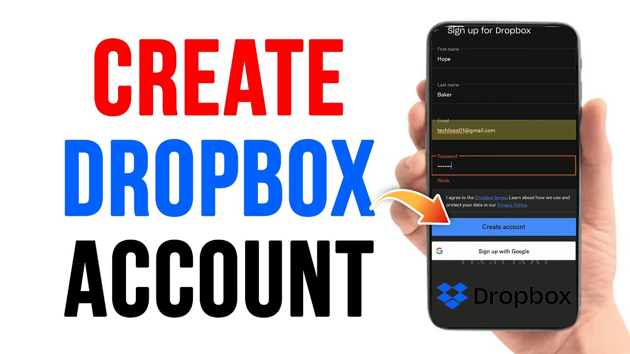 Create Dropbox Account | Dropbox Account Registration Guide | Dropbox App Sign Up 2023