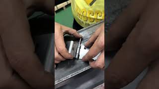 The progressive mold for stamping metal hinge