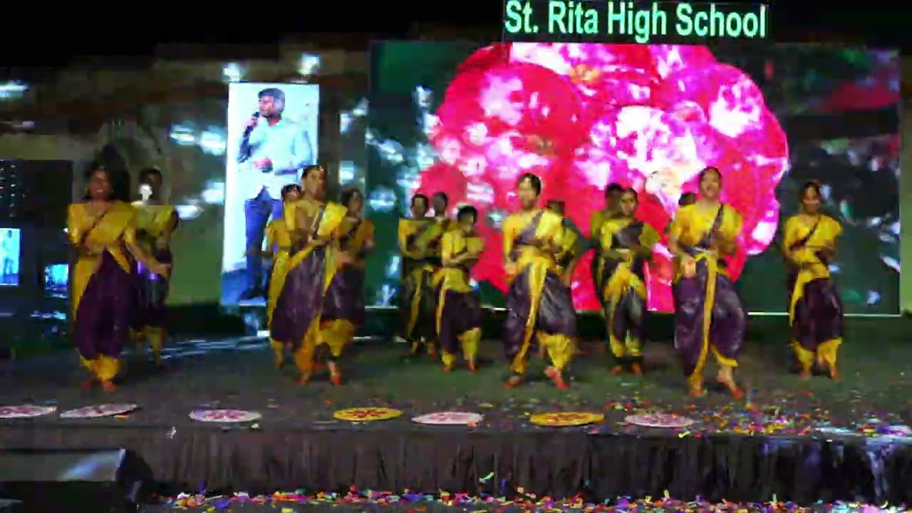 Jalee Telangana Folk Dance, Annual Day - St. Rita HS, New Hafeezpet