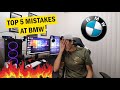 TOP 5 MISTAKES AS A BMW MECHANIC 2020