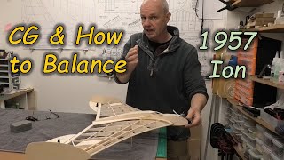 Ion 1950's Futuristic Flying Wing - Pt10: CG & How to Balance - By O.F.W. (Peter) Fisher