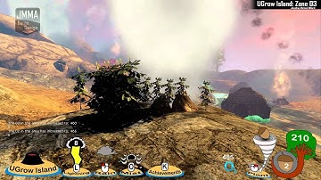 MFA ITGM Thesis | Game Development - UGrow Island (UDK Total Conversion): Zone 03 with HUD and UI