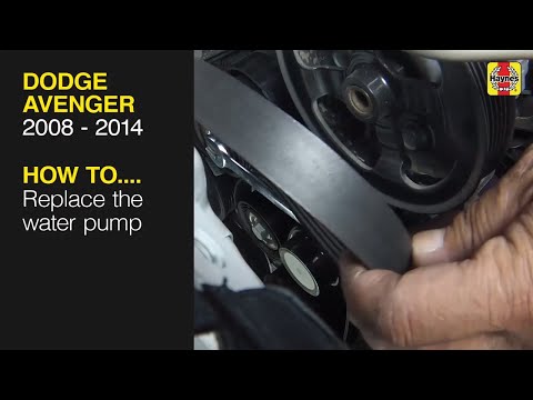 How to Replace the water pump on the Dodge Avenger 2008 – 2014