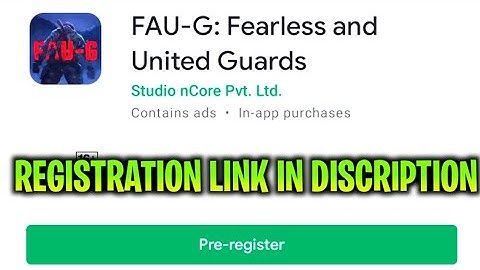 FAUG GAME OFFICIALLY PRE - REGISTRATION STARTED | FAUG GAME PLAYSTORE DOWNLOAD DATE HERE