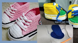 como hacer suela de zapatos en crochet para bebés