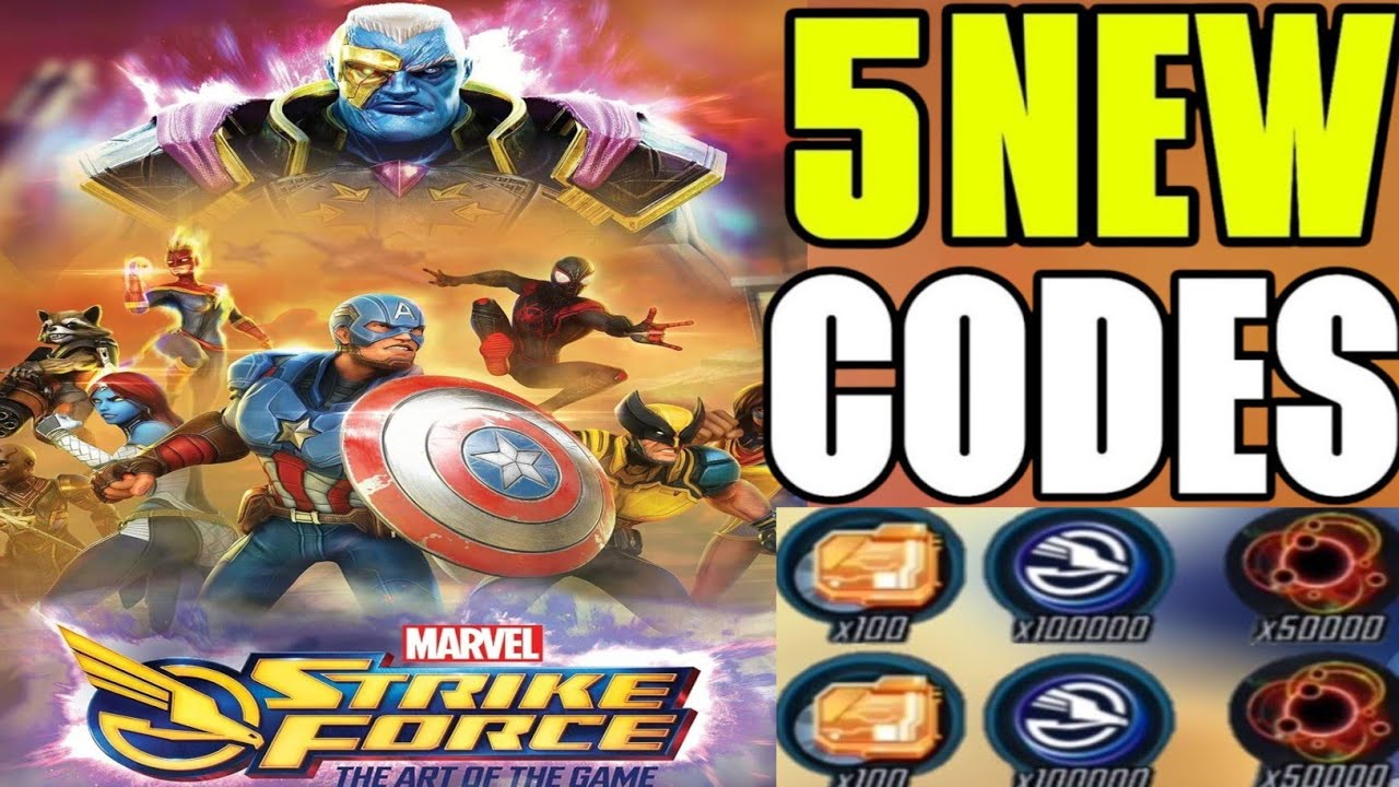 Marvel Strike Force Promo Codes April 2026 🦸‍♂️ NEW Working Codes (FREE ...