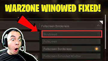 How To Fix Warzone Windowed mode problem error Call of Duty Fix
