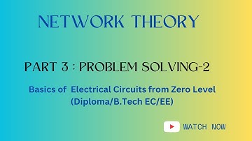 DC Electric Circuits Problems- KCL and KVL  Diploma/B.Tech/GATE ECE/EEE