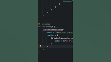 Image Loading Animation using Jetpack Compose #jetpackcompose #kotlin #shorts #short  #programming