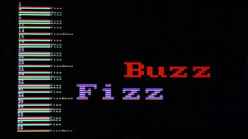 FizzBuzz implemented with an FPGA and VGA
