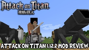 3D MANEUVER GEAR, CANNONS, FLARES & MORE! || Minecraft Attack On Titan Mod Review