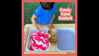 How to Make Candy Cane Oobleck
