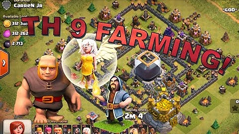 Easy Th9 Dark Elixir Farming Strategy - Clash of Clans