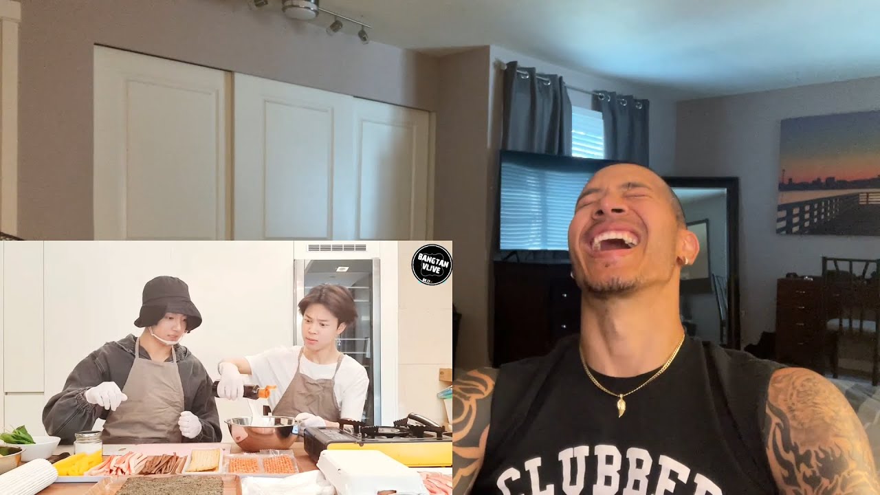 Jimin and Jungkook Vlive 2020 - Gimbap Chefs! (Part 1)