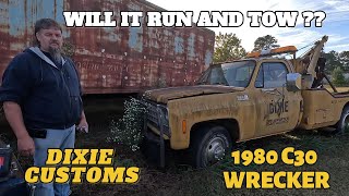 Will this Chevy C30 Run Drive & Tow Again After 15 Years? #truck #chevy #towtruck #auto #automobile