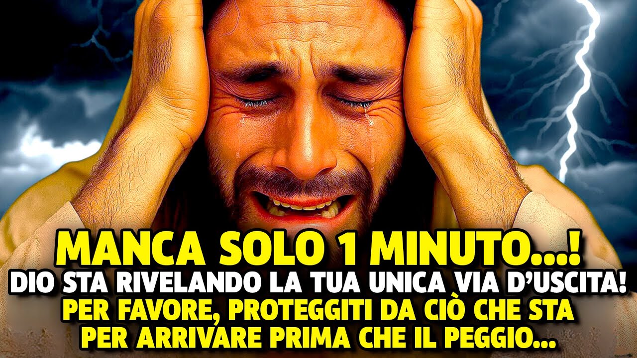 DIO AVVERTE: MANCANO 1 MINUTO, FIGLIO! APRI URGENTEMENTE O SOFFRIRAI LE CONSEGUENZE!