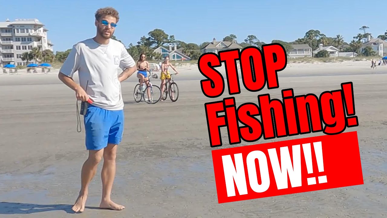 Beach Patrol SHUT US DOWN Surf Fishing Hilton Head