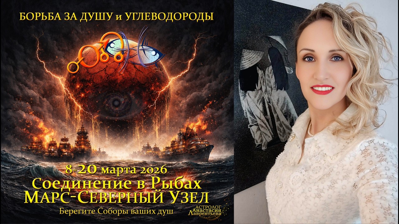Соединение Марс-Раху в Рыбах март 2026: рост геополитического соперничества, нефть, пЛандемия, душа