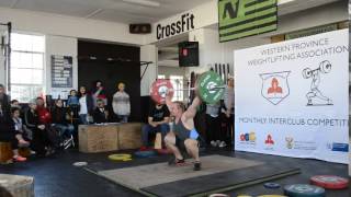 Justin Swart 94kg 95kg Snatch
