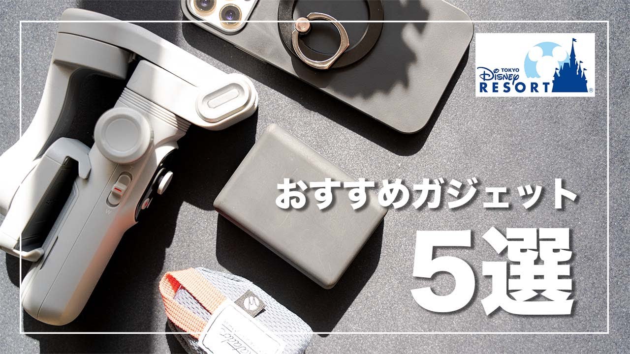 殿堂入り ディズニーで本当に使えたガジェット5選 ディズニー好き夫婦厳選 Smartx スマホジンバル Youtube
