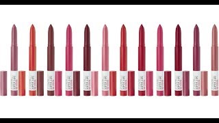 Maybelline SuperStay Ink Crayon Review and Lip Swatches