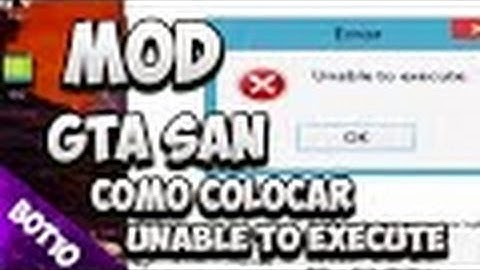 ERROR UNABLE TO EXECUTE SAMP: COMO SOLUCIONAR!