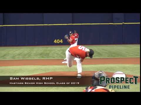 Sam Wibbels, RHP, Hastings Senior High School Class of 2019, Pitching   Mechanics at 240 FPS