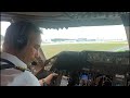 (cockpit view) BOEING 747-400  TAKEOFF. Pilots "Talks" in the cockpit on  takeoff, with subtitles!