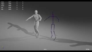 Orion Mocap test with 8 trackers only. no post, all raw as it cam from Orion