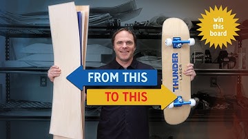Building a Skateboard from Scratch (using lasers)