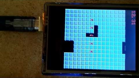 Background scrolling test - arduino UNO