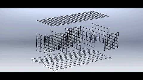 H poultry farming cage installation video