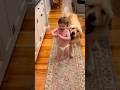 Cute baby enjoys playing with dog  shorts shortsfeed cute baby cutebaby trending