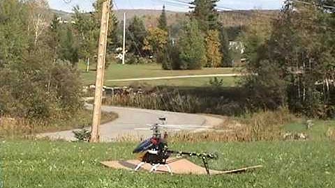 Trex 500 ESP, Maiden flight, No 3D