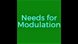 Needs for Modulation (part-2)