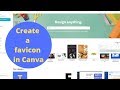 How to create a favicon in Canva and upload to your WordPress website guide