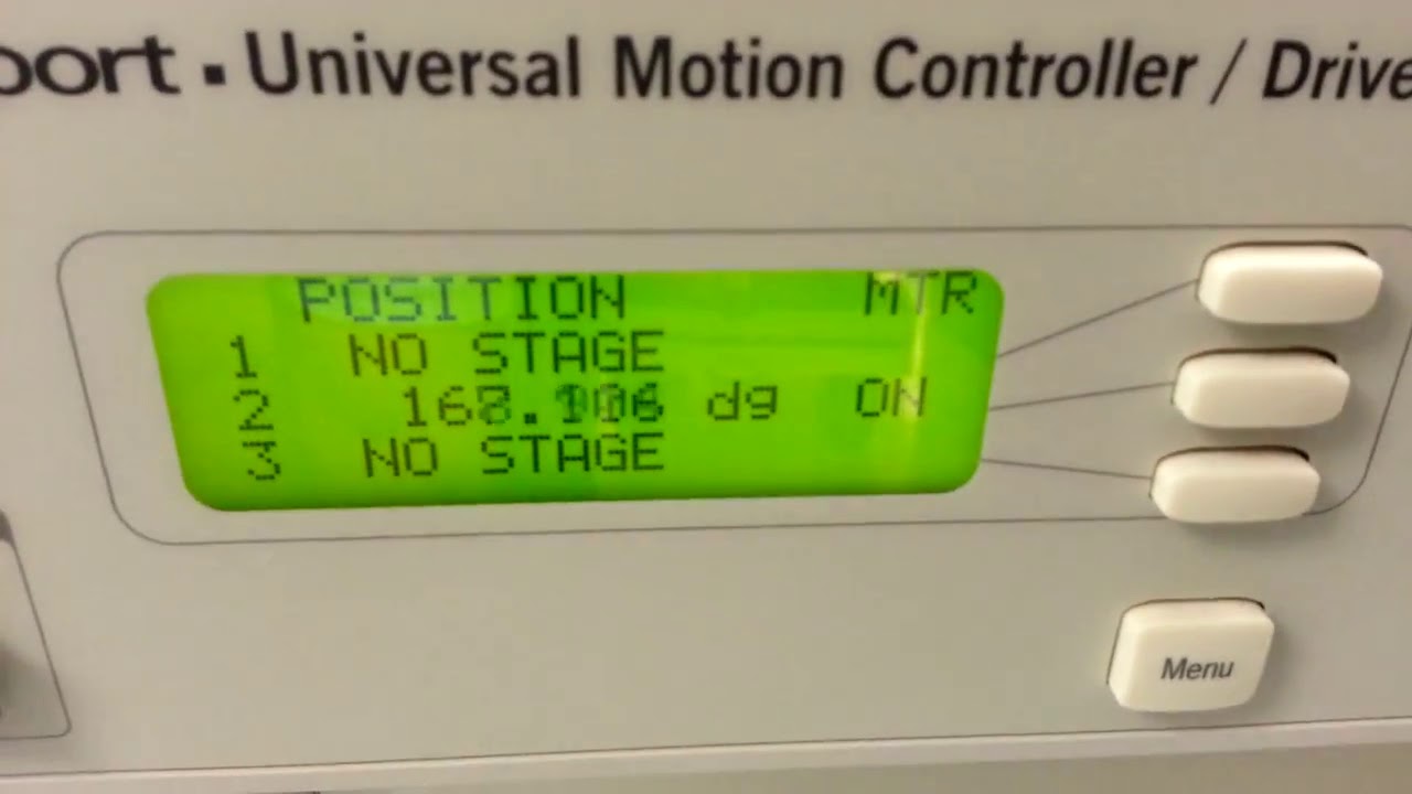 Newport SR50PP Compact Motorized Rotation Stage - YouTube