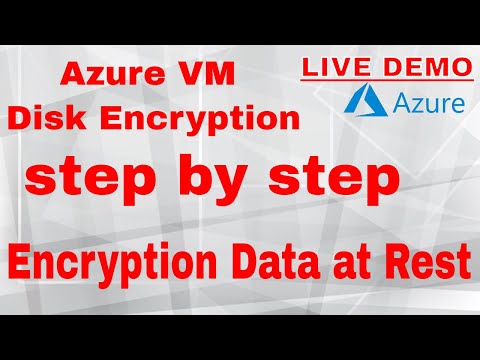 Azure VM Disk Encryption for Data at Rest Setp by Step