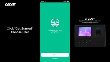 Anviz EP300 Pro BT-Wifi rilevazione presenze con APP Crosschex