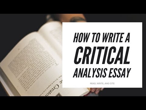 Video: How To Write An Analysis Of A Piece