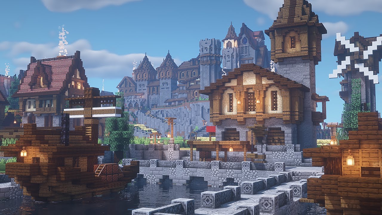 HD For Building A:Medieval City In:Minecraft Pe