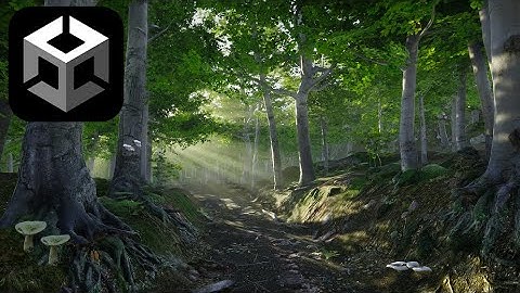 Forest Road - Speed Level Art - Unity HDRP