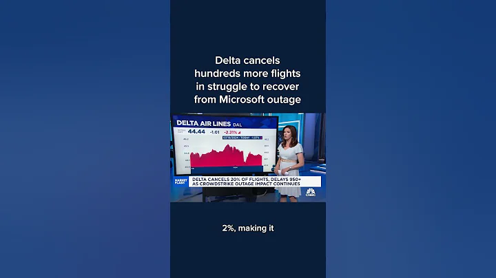 Delta cancels hundreds more flights in struggle to recover from Microsoft outage