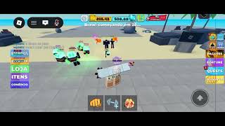 Doando pet bugado #musclelegends #roblox